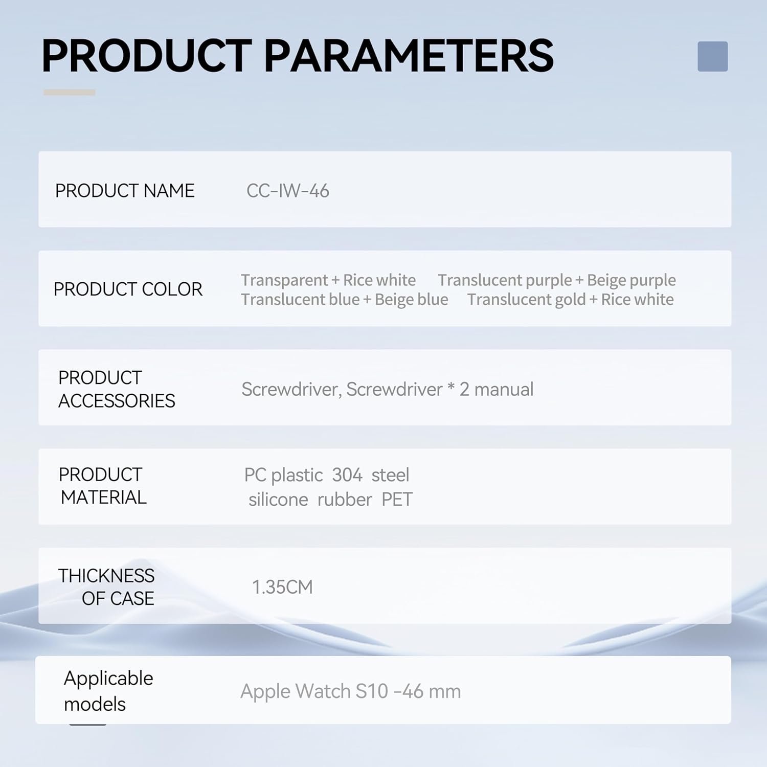 YOGRE for Apple Watch Series 10 46mm Waterproof Case with Band, Built-in Screen Heavy Duty Case Cover for Men and Women, Soft Band Full Boddy Protect Cover Dustproof and Shockproof for 46mm, Black - Image 9