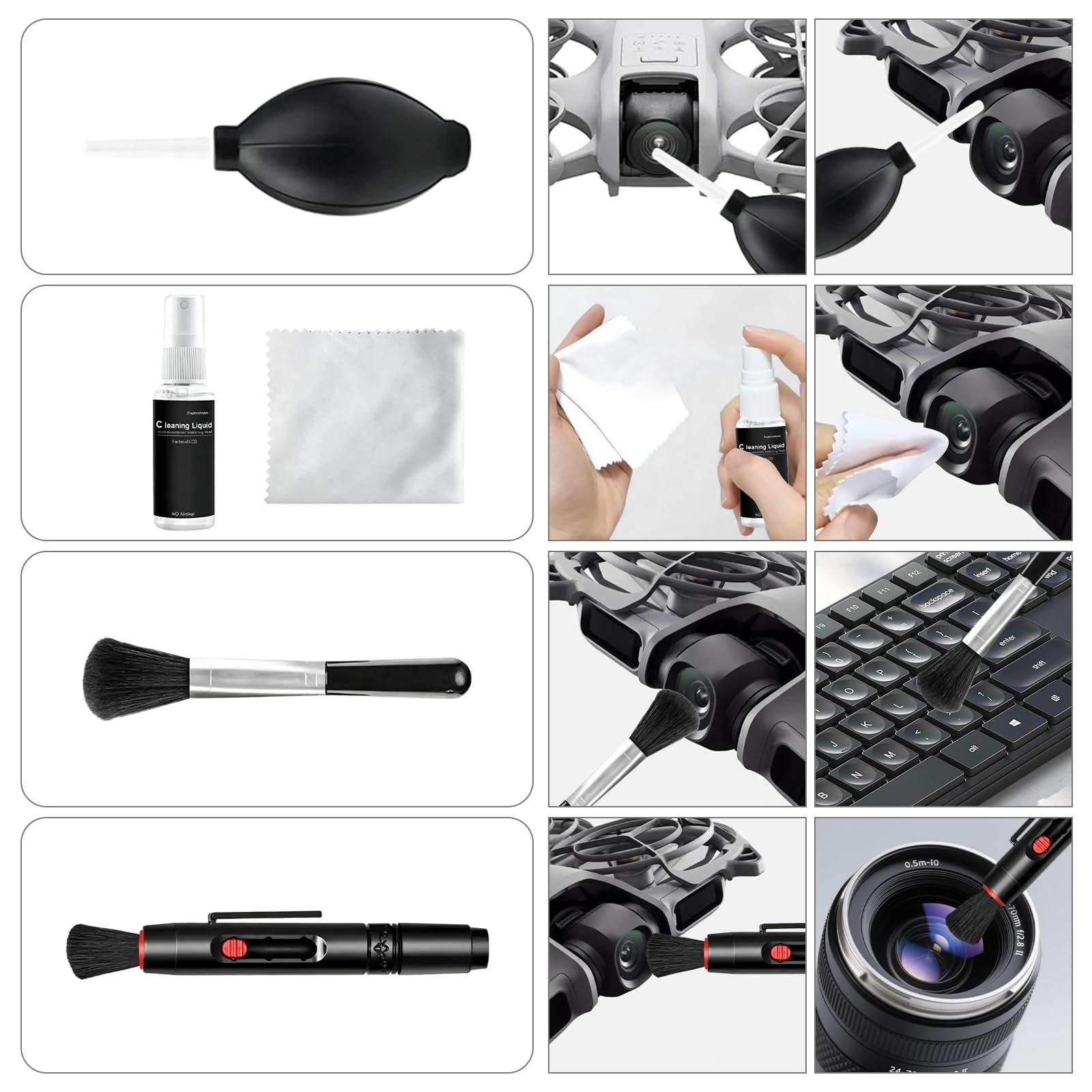 Tasche für DJI NEO 2, Harte Tasche für DJI Neo 2 Fly More Combo, Tragetasche für Neo 2 Fly More Combo Zubehör, Handtasche Case für Neo 2 Drohne RC-N3 Controller Bag, Akku-Ladegerät-Hub