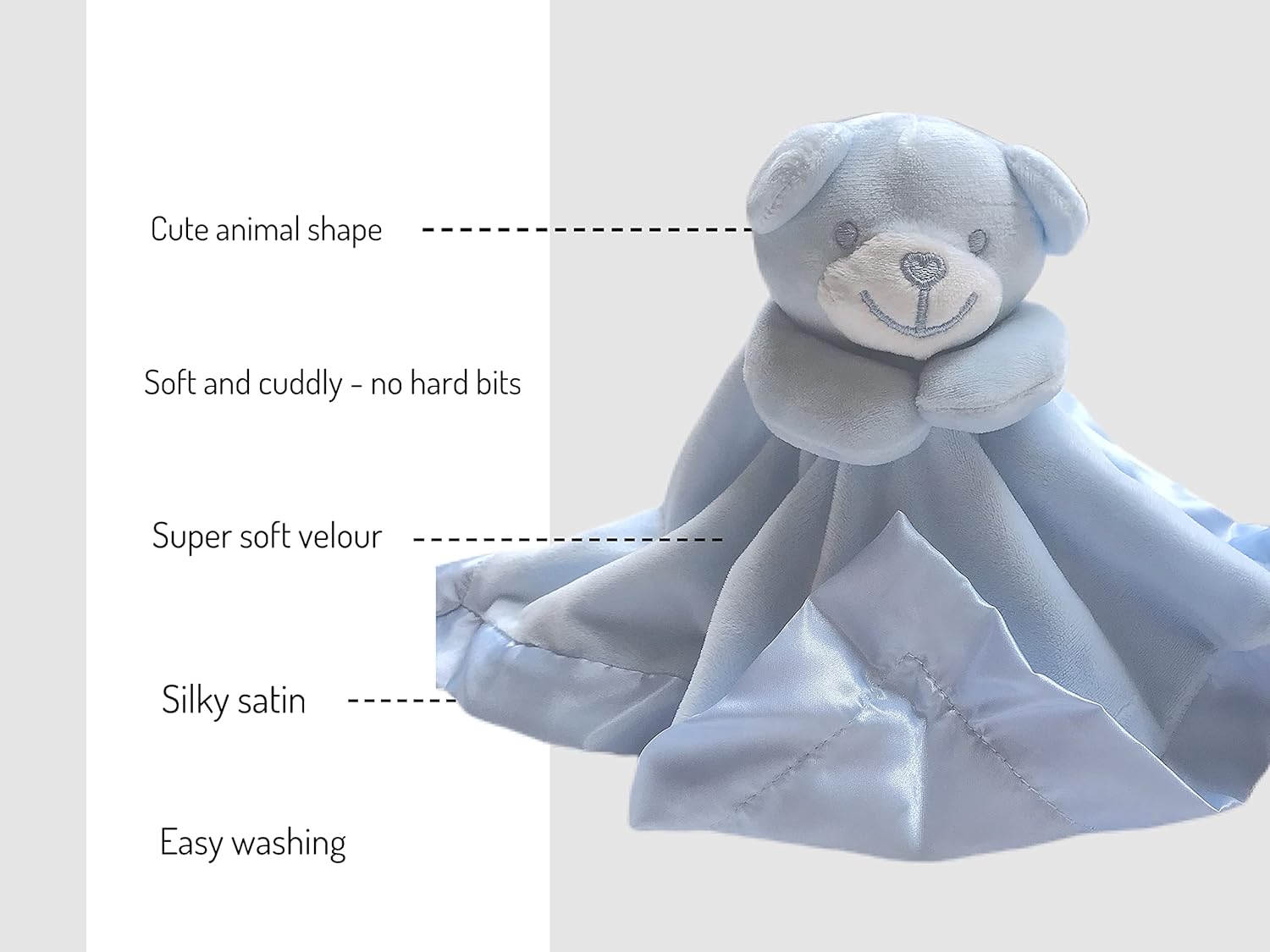 BUSHBABY Baby Boy Comfort Blanket in Gift Box - Image 3