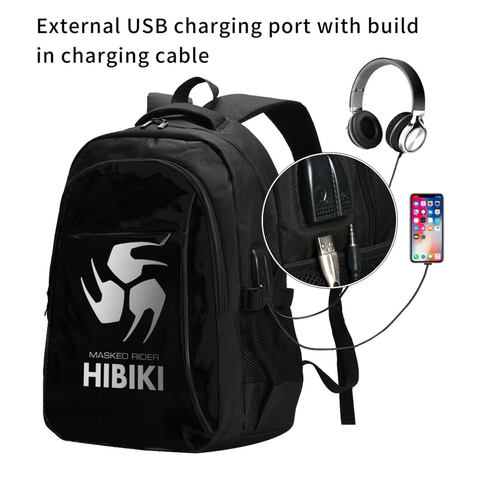 Amazon.co.jp: リュック 仮面ライダー響鬼 ビジネスリュック バック  