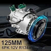 Vista 29 de Compresor de aire acondicionado AC para Ford Police Interceptor Utility 2013-2015, Ford Explorer 2011-2015, con embrague de A/C, compresor de CA