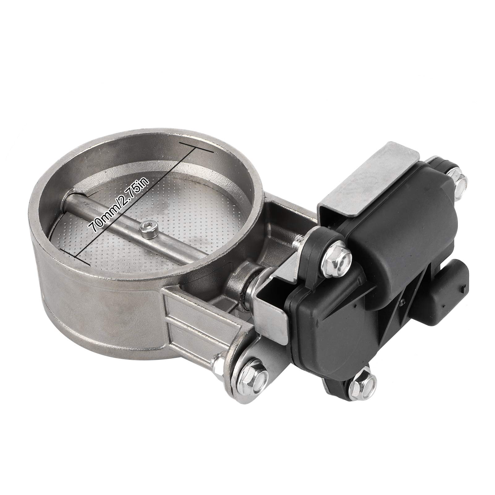 Aramox Vanne d'Échappement Électrique compatible avec E82 E88 F2X F3X, Commande de Soupape Basse Pression, D70, 7 cm