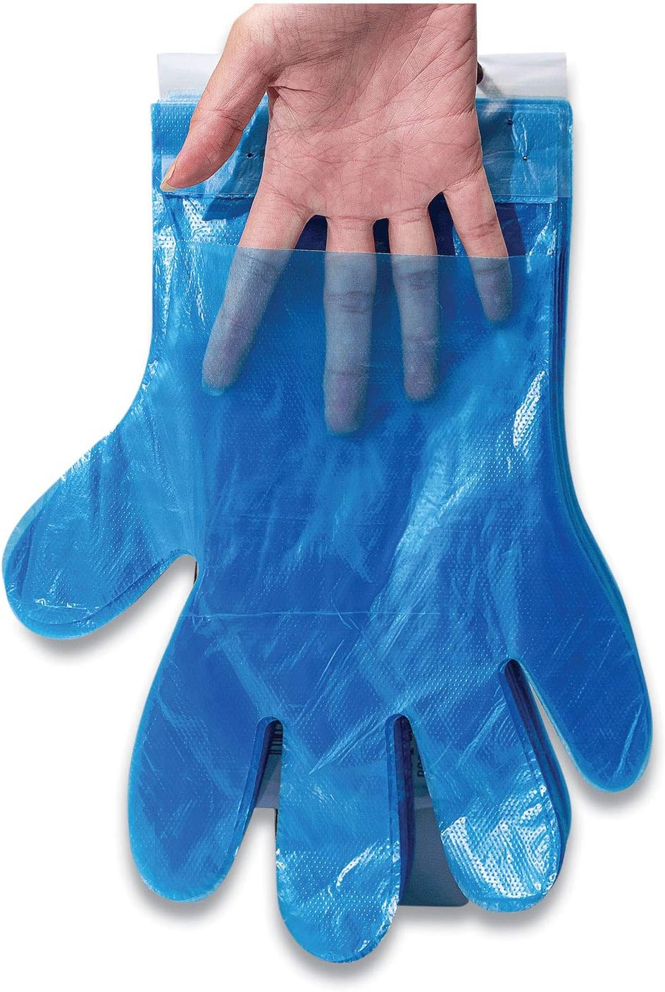 Integrated Bagging Systems R2GO-PE-8K Reddi-to-go Poly Gloves On Wicket, One Size, Clear, 8,000/carton