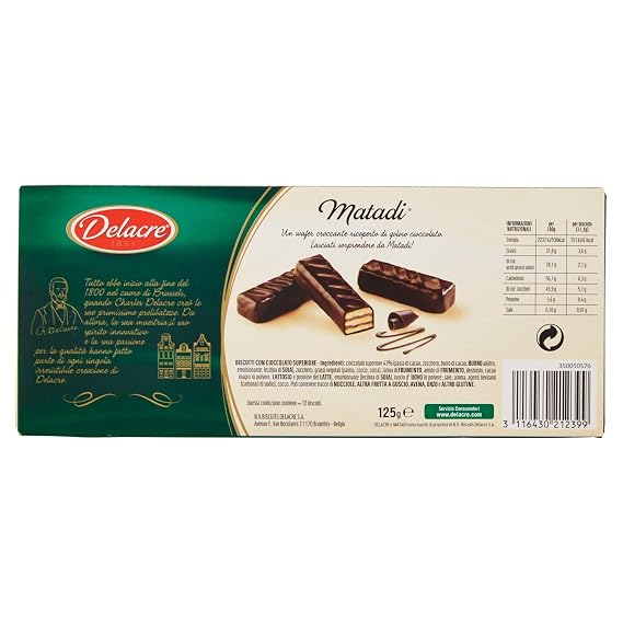 Delacre Cookies | Matadi | Delacre Biscuits | Delacre Belgian Cookies | 4,4 Ounce Total
