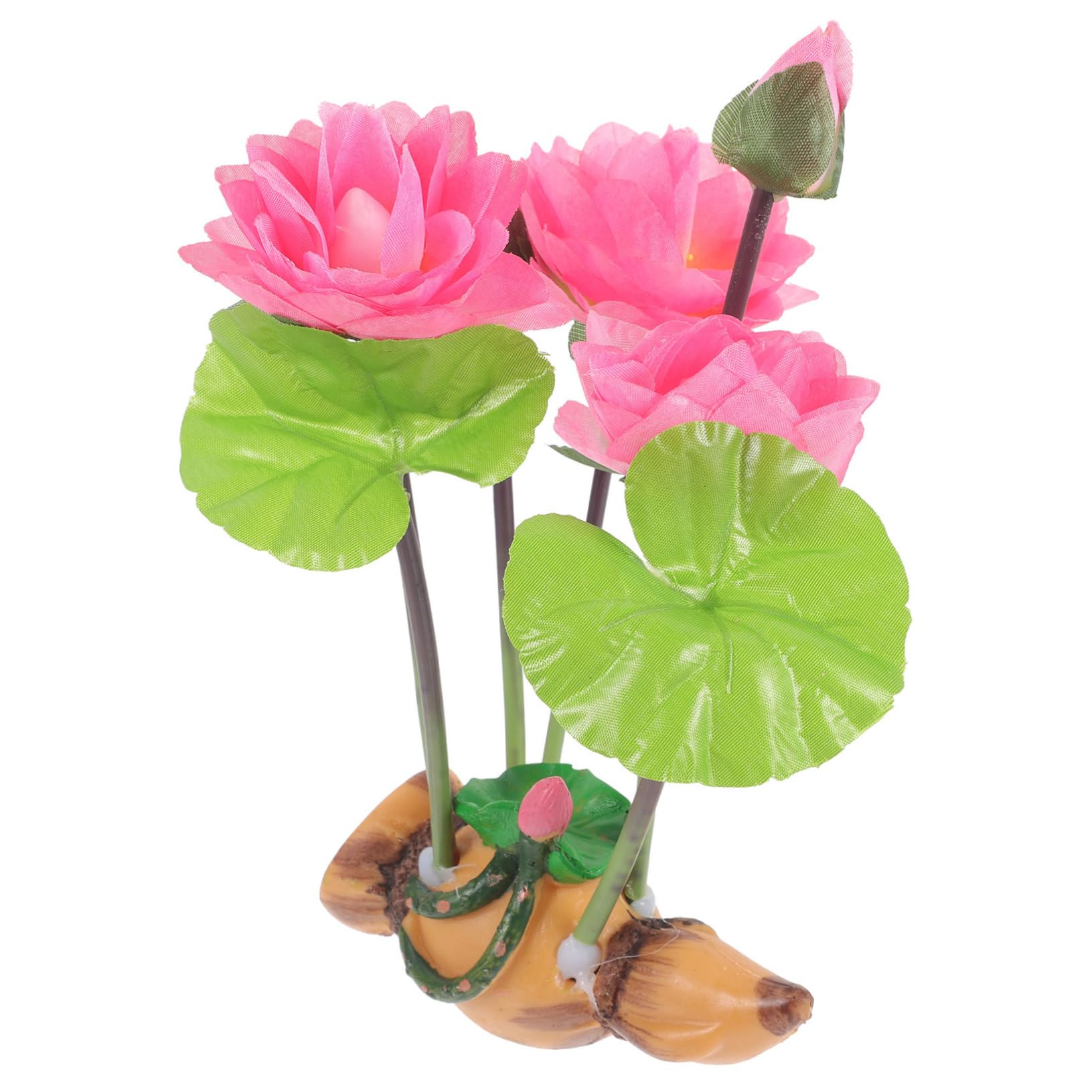 Toddmomy 3 Pezzi arredamento paesaggistico dell'acquario decorazioni per acquari piccole piante acquatiche arredamento acquario Ornamenti dell'acquario decorazione dell'acquario resina