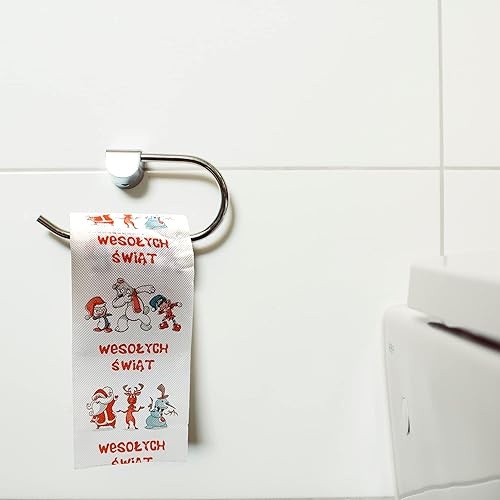 Miniatura 7 de Decoraciones de papel higiénico de Navidad, regalos de papel higiénico con patrón de muñeco de nieve de Navidad, regalos de vacaciones, servilletas