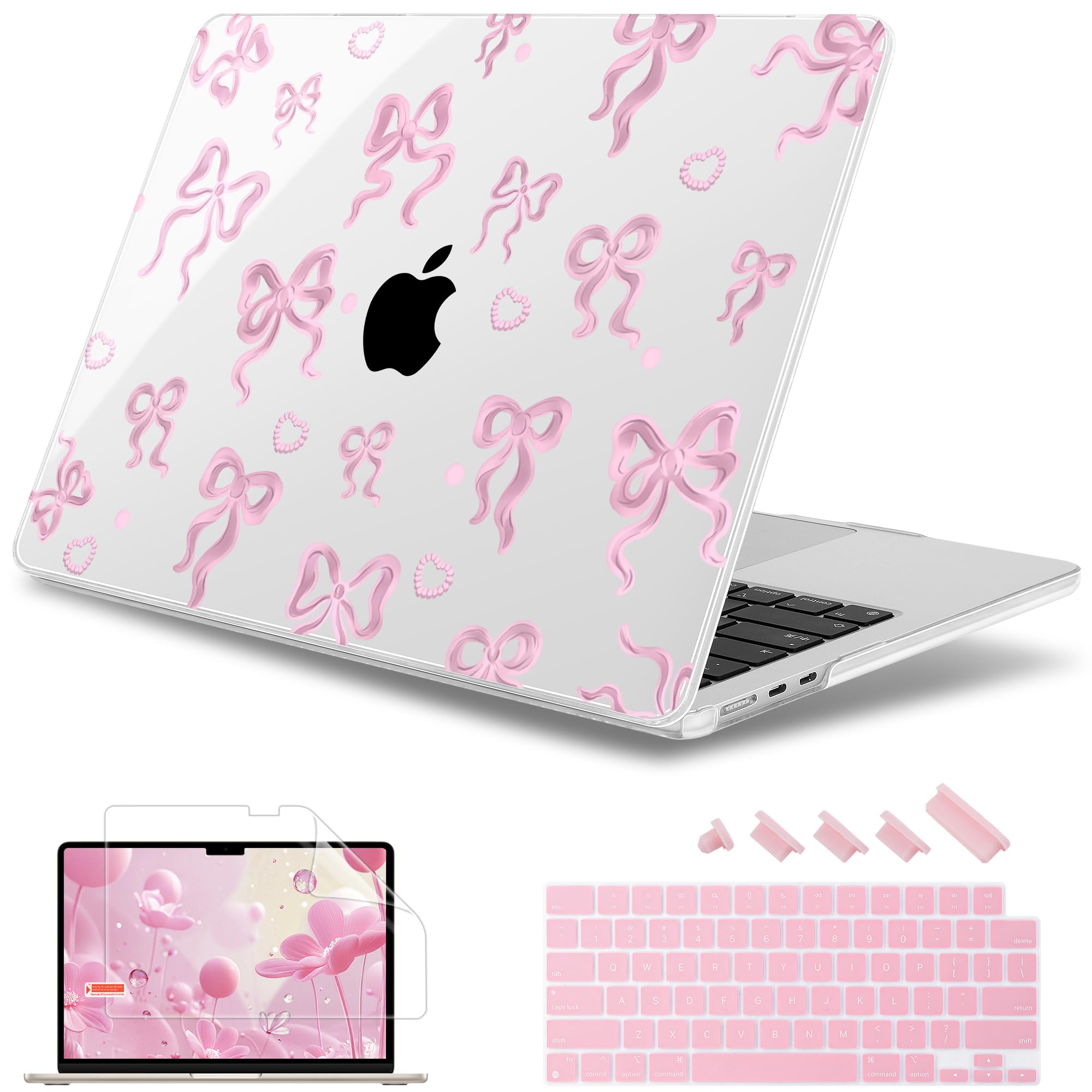 May Chen for M4 MacBook Air 13.6 Inch Case 2025 2024 2023 2022 Release Models: A3240 A3113 M3 A2681 M2, Plastic Hard Shell Case for MacBook Air 13.6"