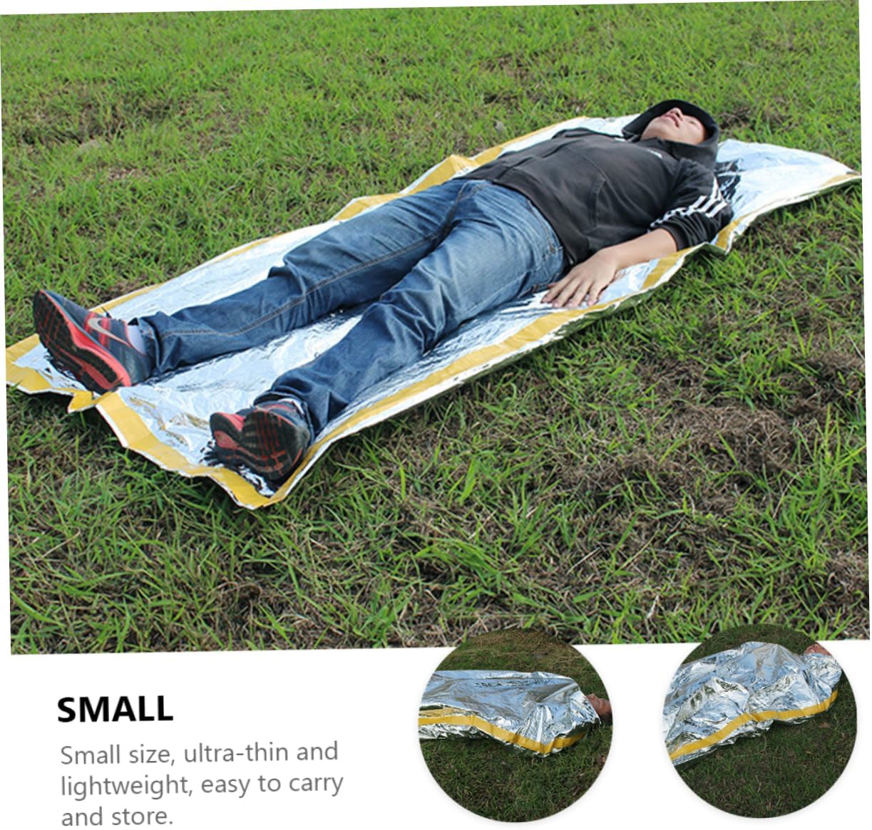 Multi-Functional Emergency Sleeping Bag Windproof Heat Preservation Mat