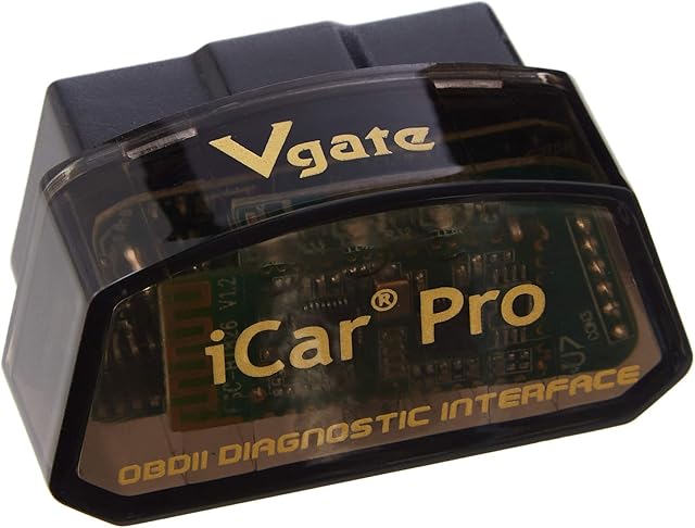 Vgate iCar Pro BLE 4.0 OBD2 Diagnostic Tool Fault Code Reader OBDII Compatible Car Adapter Check Engine Light for iOS, Android and Windows