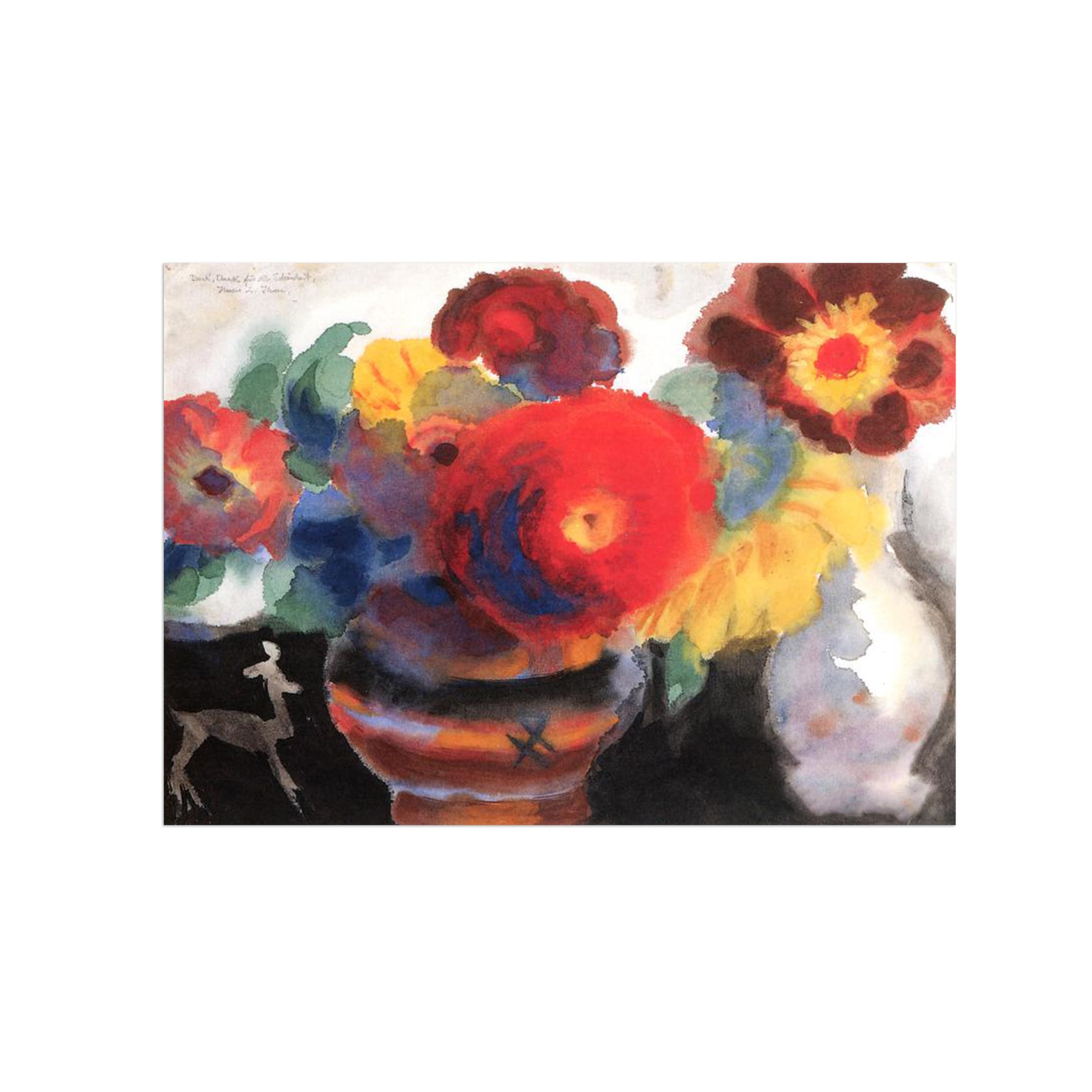 SDYSKKUG Famous Wall Art. Canvas Prints. Flowers Vase.85x60cm Unframed