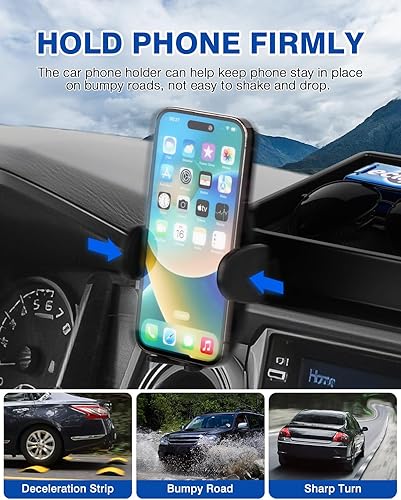 Vista 50 de Autorder Soporte de teléfono de automóvil para Toyota C-HR CHR 2019-2022, soporte de teléfono con organizador de tablero, pantalla de 8 pulgadas