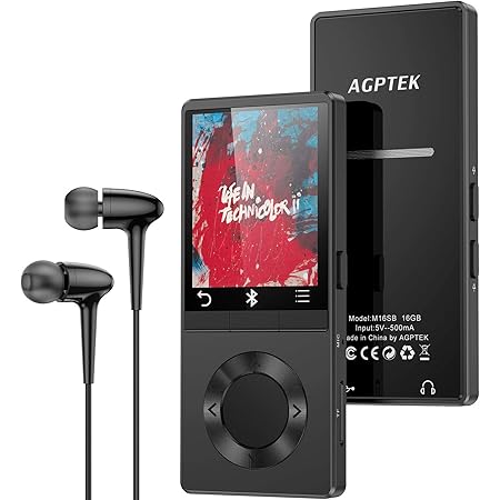 Lettore MP3 Bluetooth,32GB MP4 Player Portatile 48 Ore HiFi Lossless Musicale RadioFM - Foto 4