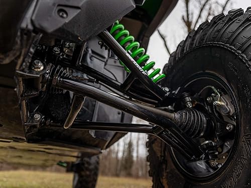 Miniatura 6 de SuperATV UTV High Clearance - Brazos A de desplazamiento delantero de 1.5 pulgadas para Kawasaki Teryx KRX 1000 2020-2024  Compatible con neumáticos