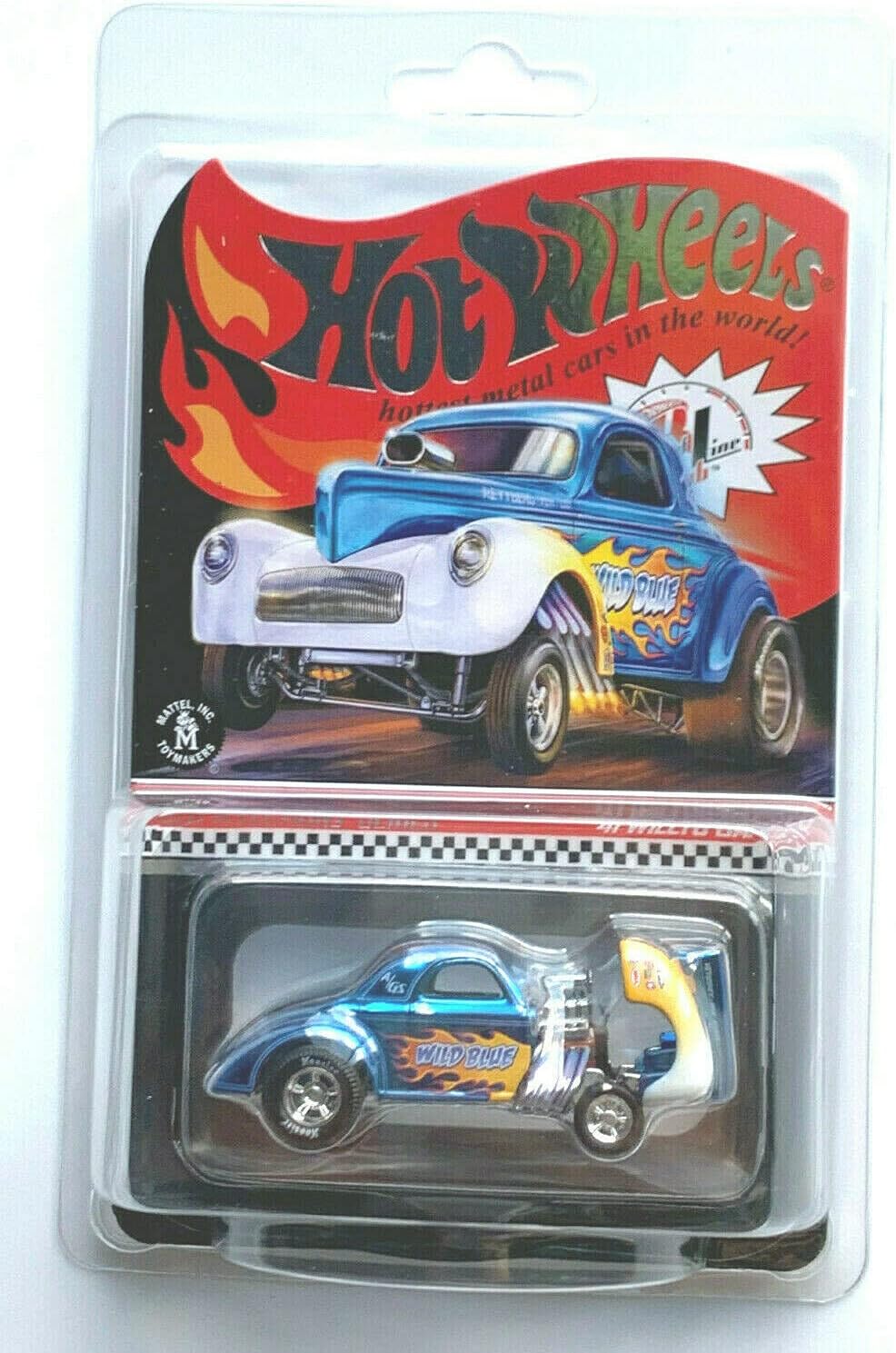 DieCast Hot Wheels '41 Willys Gasser - RLC Exclusive [Blue] 1:64 Scale