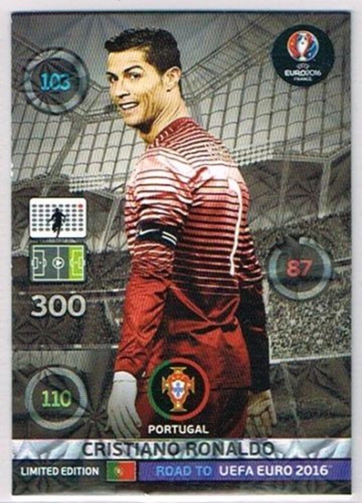 Amazon.co.jp: Panini Adrenalyn XL route vers Euro 2016 Cristiano