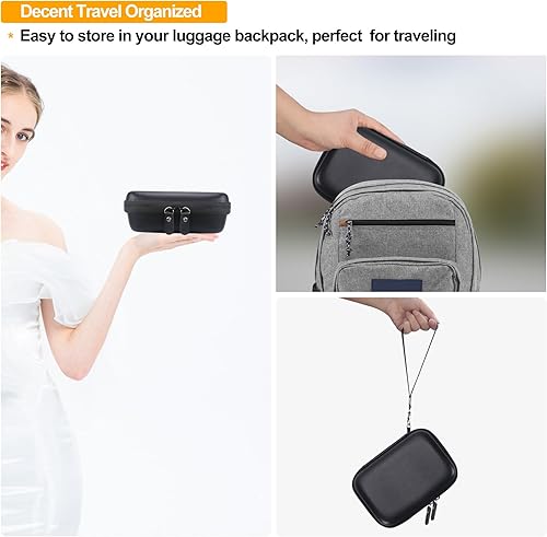 Miniatura 6 de Elonbo Funda de transporte para cámara compatible con cámara instantánea Fujifilm Instax Mini EVO, cubierta para lente de cámara, impresora