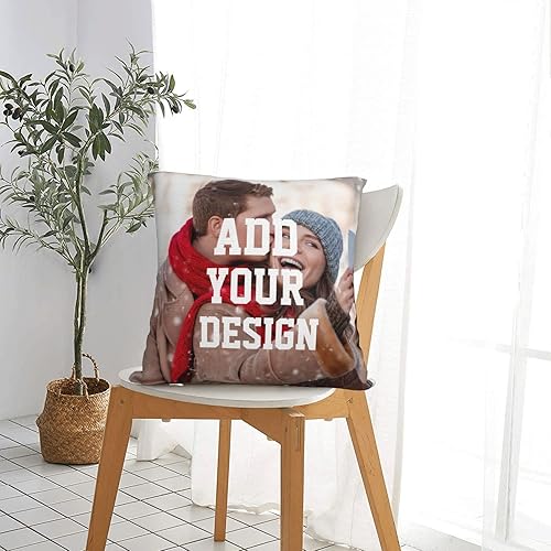 Miniatura 6 de Fundas de almohada personalizadas con imagen fotográfica, fundas de almohada personalizadas de 18 x 18 pulgadas, tamaño estándar, Día de la Madre,