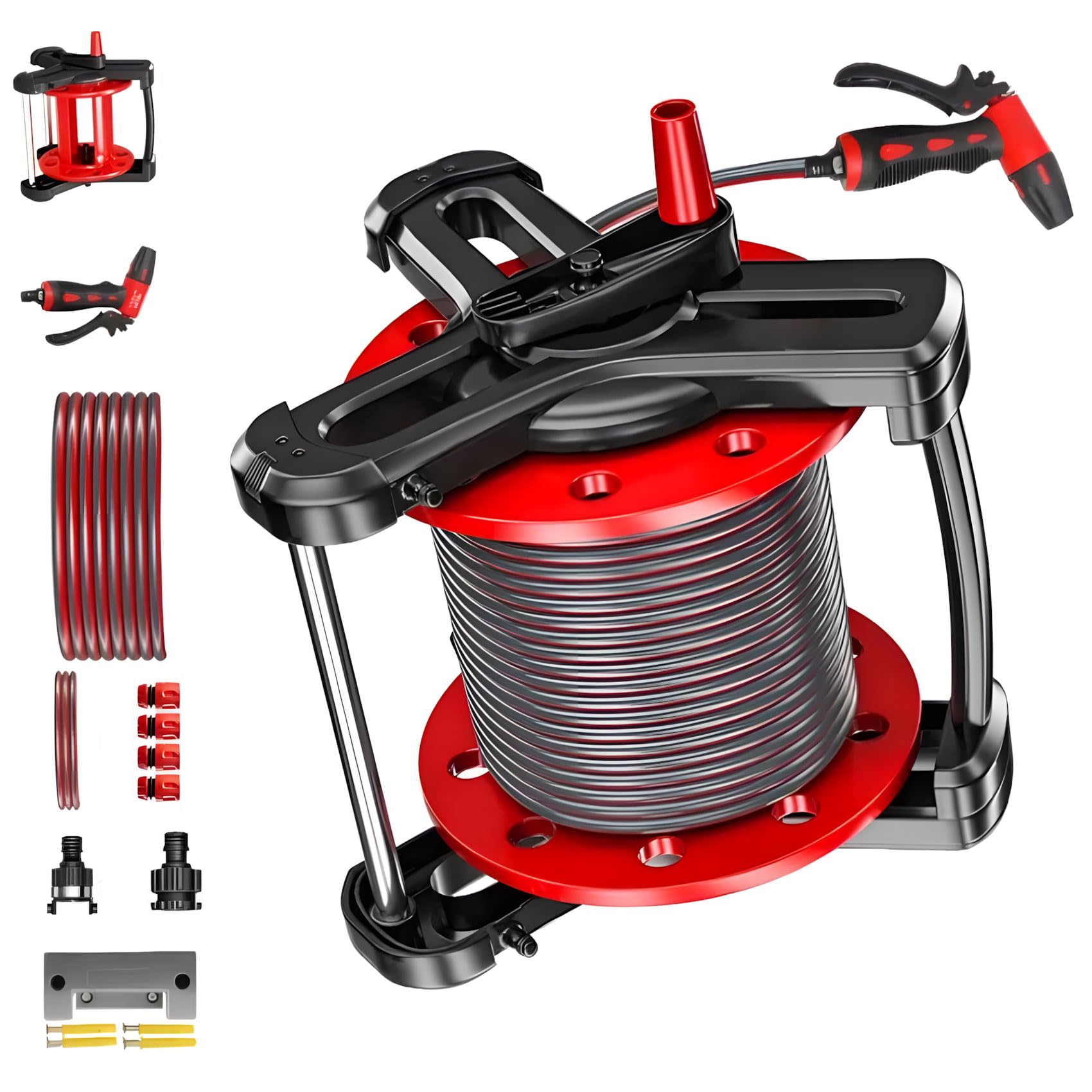 Multipurpose Rubber Garden Hose with Different Sprinkle Modes and Efficient Design Continuous Garden Hose