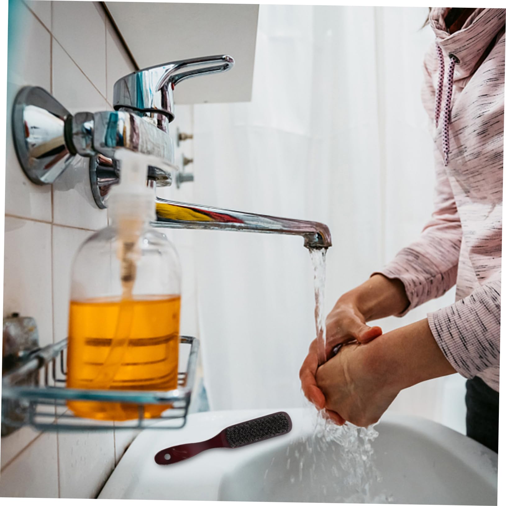 Healeved 3 Pezzi di Spazzola per Barba con Manico in Legno Strumento da per Una Rasatura Delicata in Salone Facile da Pulire Compatto per i Viaggi