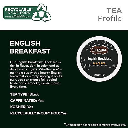 Miniatura 10 de Celestial Seasonings Limón Zinger té de hierbas, Pack de cápsulas individuales para cafeteras con cápsulas Keurig, 24 unidades (Pack de 2)