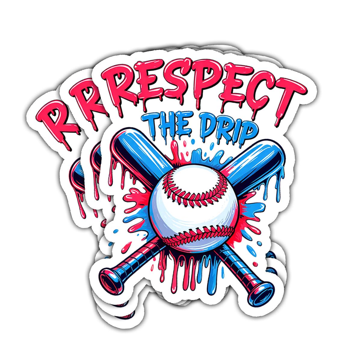 Autocollants Respect The Drip pour ne plus confondre votre bouteille d'eau ou casque