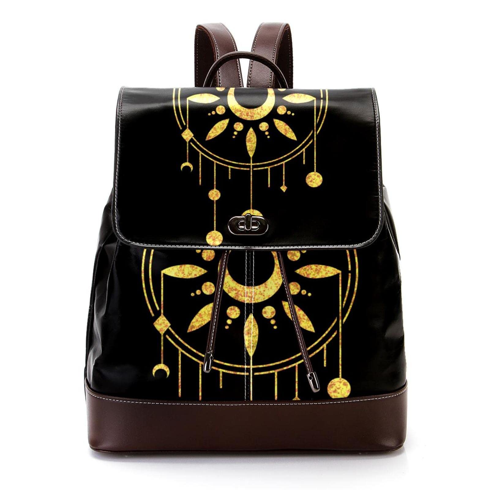 Sac à dos ordinateur portable en cuir PU aux finitions soignées - 6