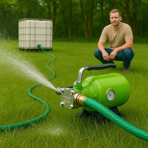 Miniatura 5 de Bomba de transferencia de agua de 110 HP Modelo 63317 - Bomba de utilidad autocebante de 320 GPH para sótanos inundados, jacuzzis, calentadores de