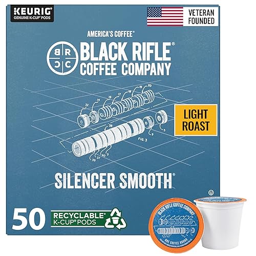 Black Rifle Coffee Company Silencer Smooth, 50 Count, Light Roast
