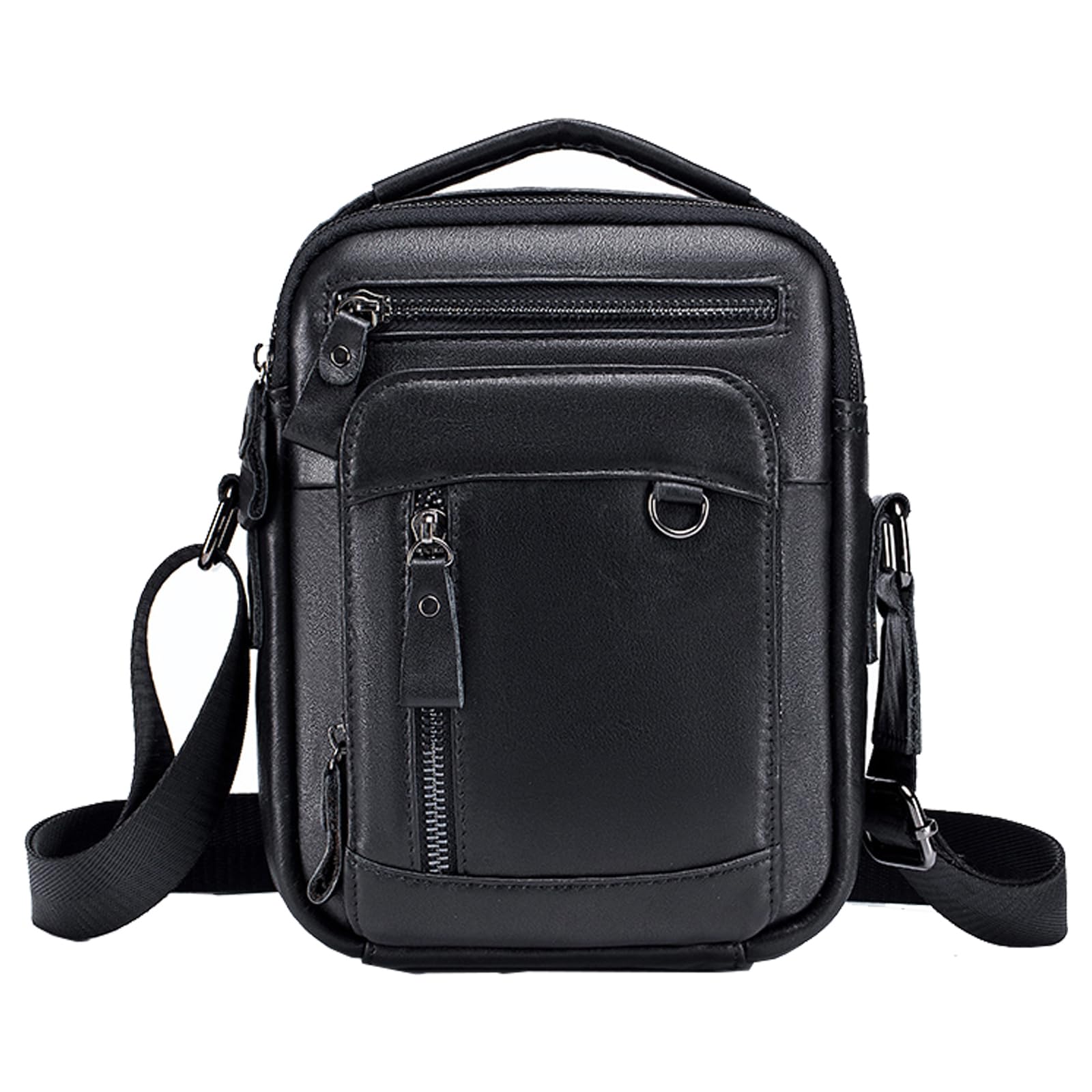 Homme Sacs bandoulière Loisir Mode Cuir veritable Sac a Main