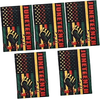 GANAZONO Black History Month Yard Flag Black History Month Bulletin Board Flag Polyester Double Sided Black History Month Bulletin Board American Flag Black