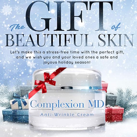 Complexion MD Advanced Anti-Wrinkle Cream Clinically Tested Multi-Peptide with Hyaluronic Acid Face Moisturizer for Skin care Hypoallergenic for All Skin Types 1 Ounce