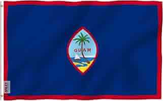 Guam⭐︎ Guam Fringed Flag