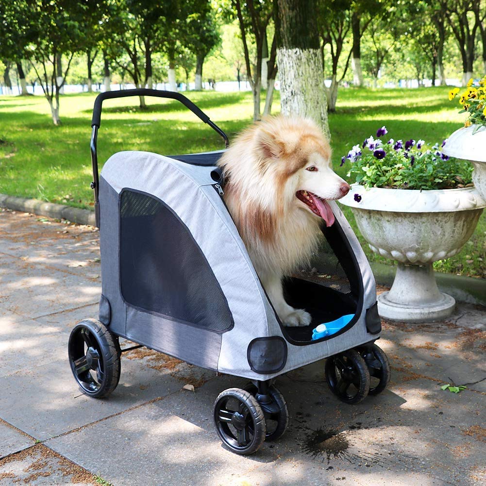 Petbobi Dog Stroller for Large Pet Jogger Stroller for 2 Dogs