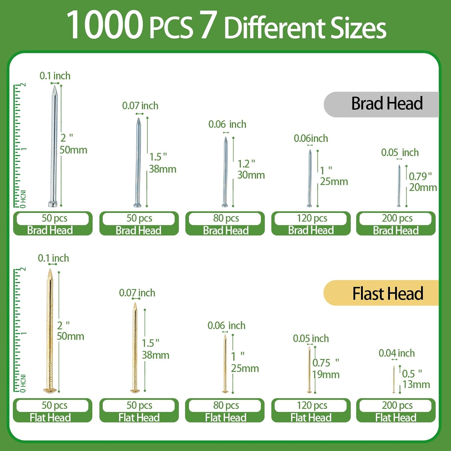 224pcs Picture Hanging Kit and 1002pcs Hardware Nails Assortment Kit