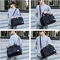 Vista 168 de Pequeña bolsa de gimnasio para mujer, bolsa de viaje con compartimento para zapatos