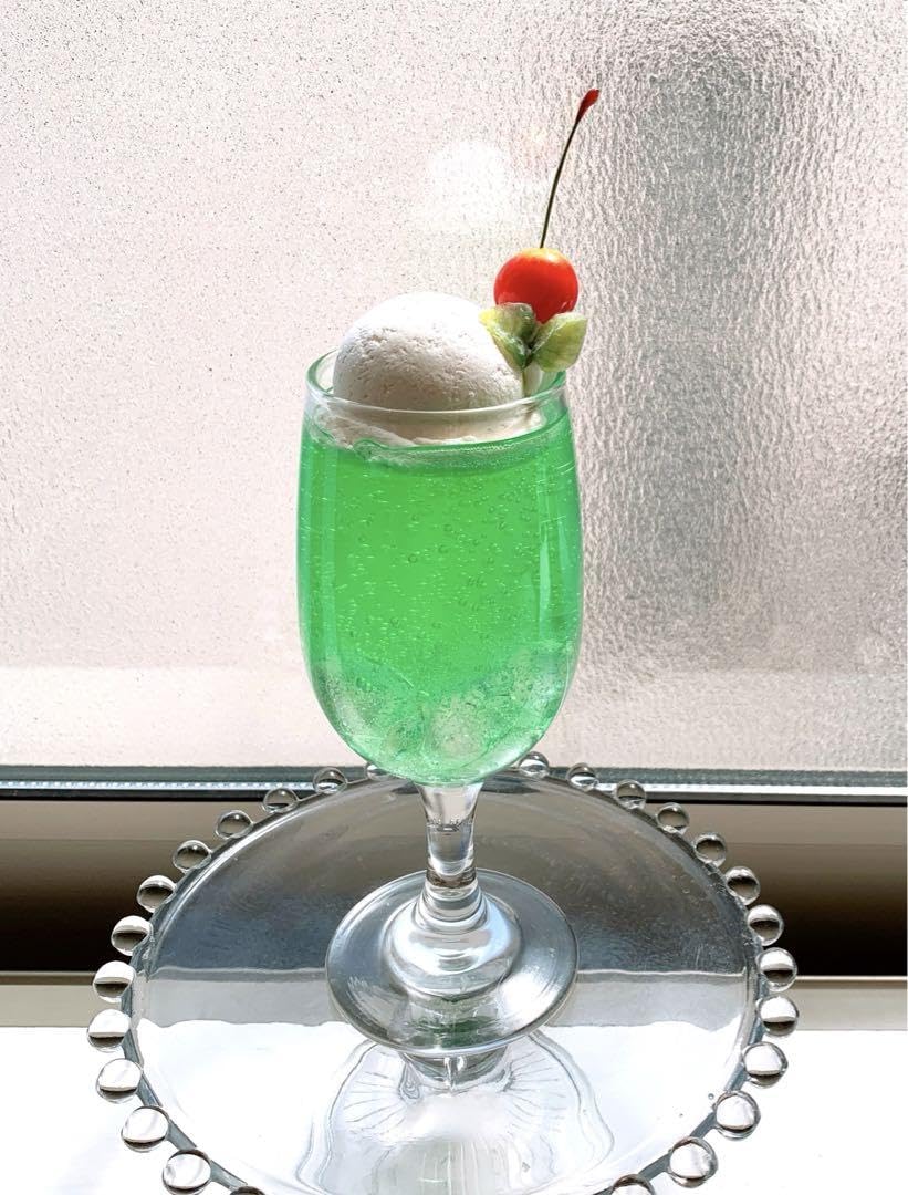 Amazon.co.jp: アイスメロンソーダ 食品サンプル クリームソーダ