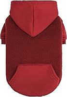 Vista 8 de PUPTECK Sudadera con capucha para perro, suéter cálido para perro, ropa de invierno, abrigos para clima frío, para perros pequeños, medianos y Negro