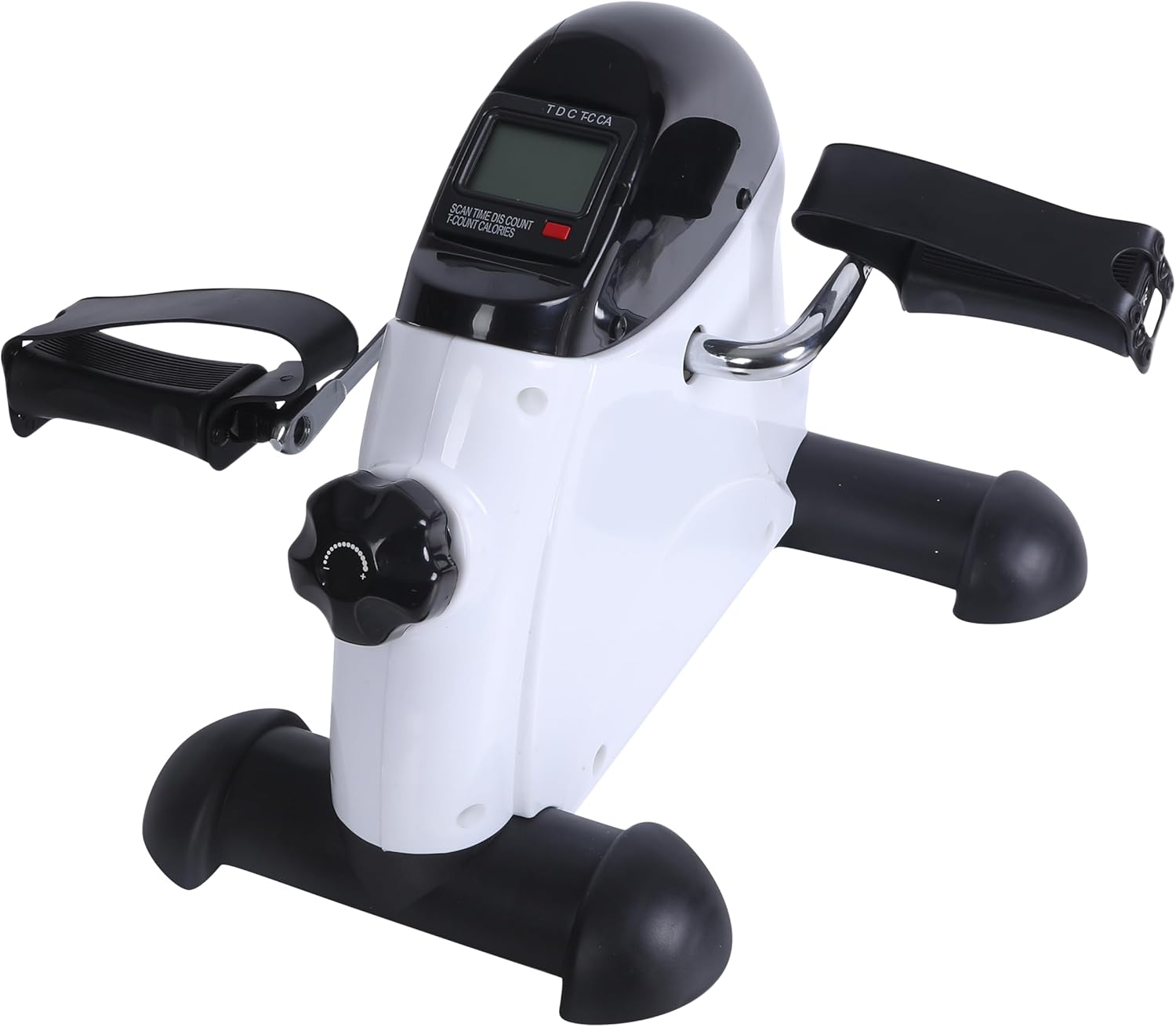 Endless Portable Pedal Exerciser with Digital Monitor | Black | Material: Alloy Steel | Under Desk Bike Pedal Exerciser | Foot Cycle | Arm and Leg Exercise Peddler Machine | for Men and Women