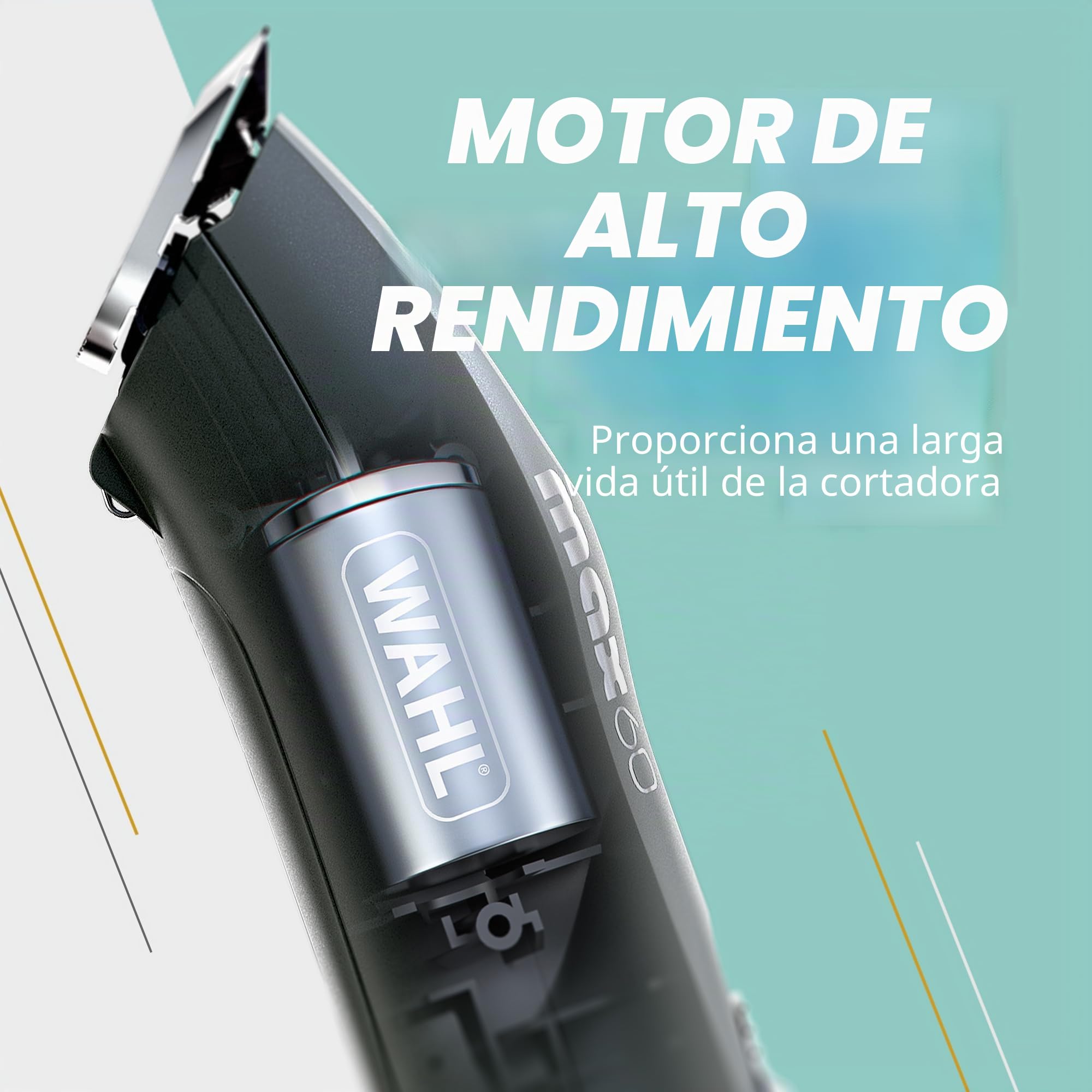 Max 60 - Herramienta profesional de aseo para mascotas - Cortadora para perros y gatos, baja vibración, ligera