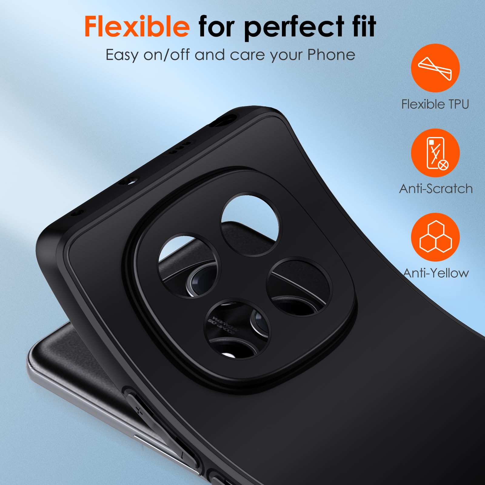 Cover Silicone Trasparente Compatibile Con Xiaomi Redmi Note 12 4G