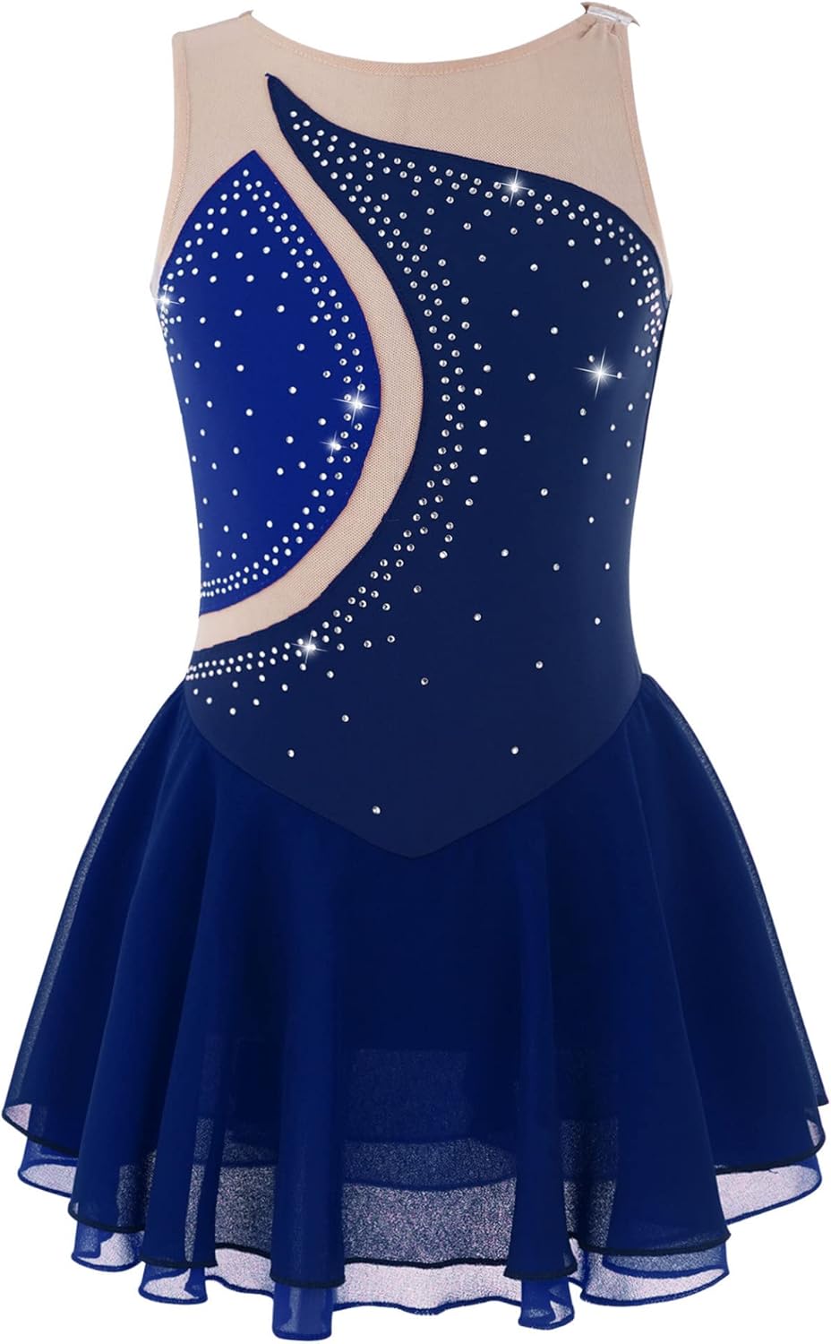 Justaucorps Danse Classique Mufeng Pour Fille 2-14 Ans - Tutu Intégré, Bretelles Larges, Maille Transparente | Ballet, Gym, Patinage