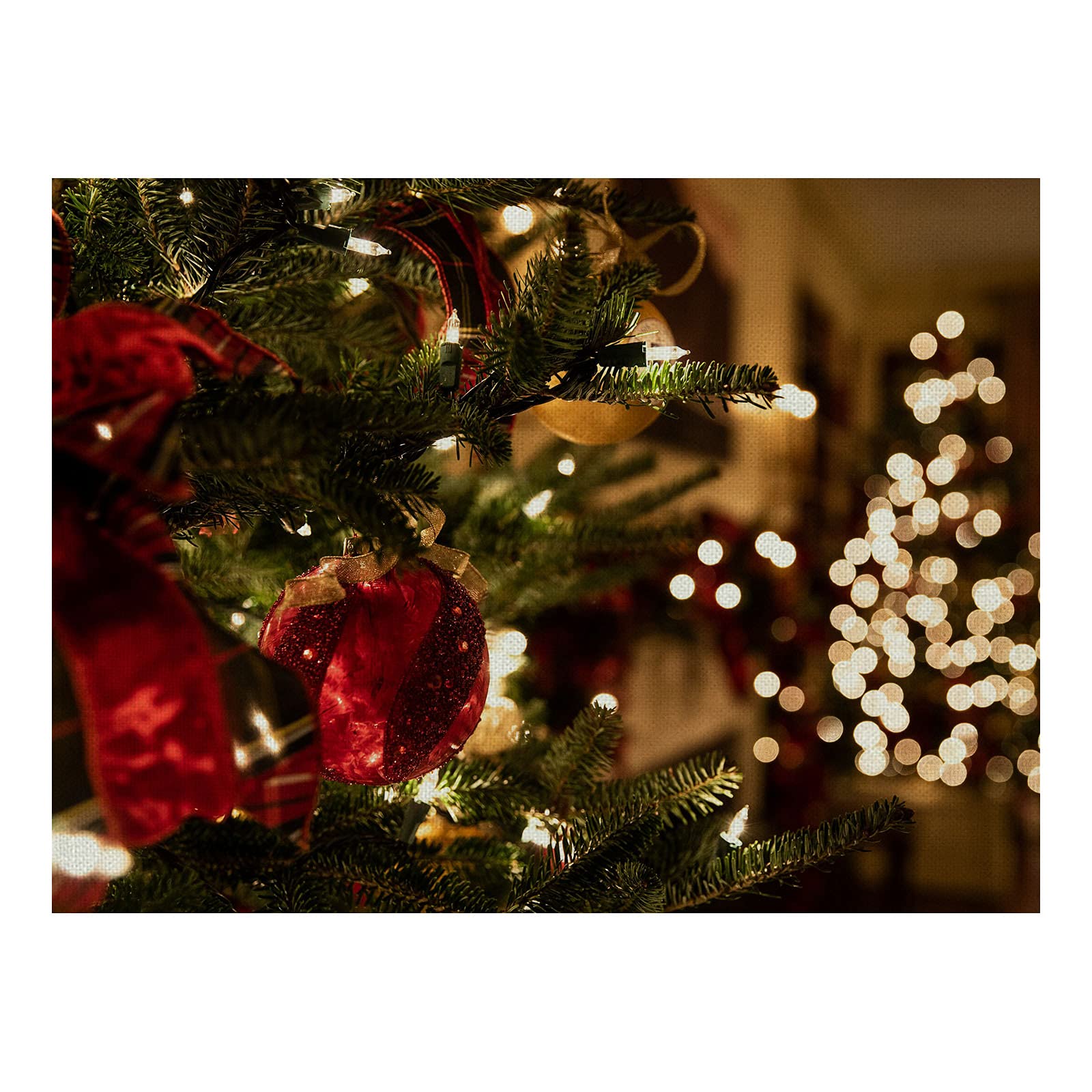 Aeici 8 manteles individuales de Navidad, decoración de árbol de Navidad, 32 x 42 cm, regalo de invierno, Navidad, Año Nuevo