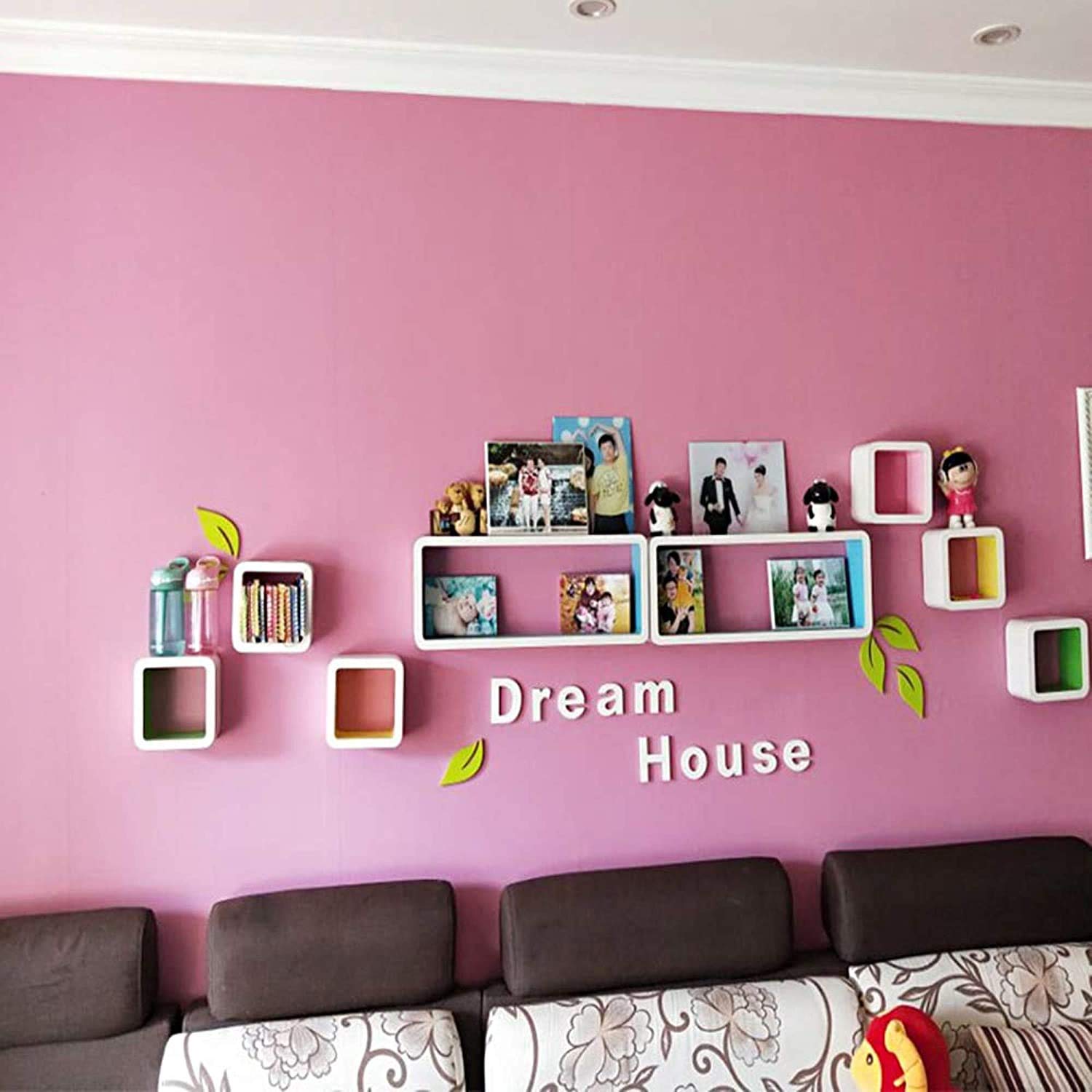 Fusion Graphix Matt Pink Vinyl Contact Paper Decorative Self Adhesive Shelf Liner Waterproof Removable Peel and Stick Wallpaper for Bedroom Living Room Wall Décor (24x24 inch)