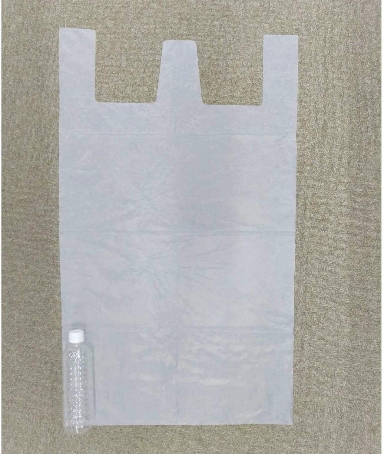 Japax MS-39 worki na śmieci z uchwytem, białe, przezroczyste, 30 l, szerokość 19,7 x wysokość 85,1 cm, grubość 0,0005 cala (0,013 mm), pomieści więcej niż tradycyjny produkt, 50 sztuk