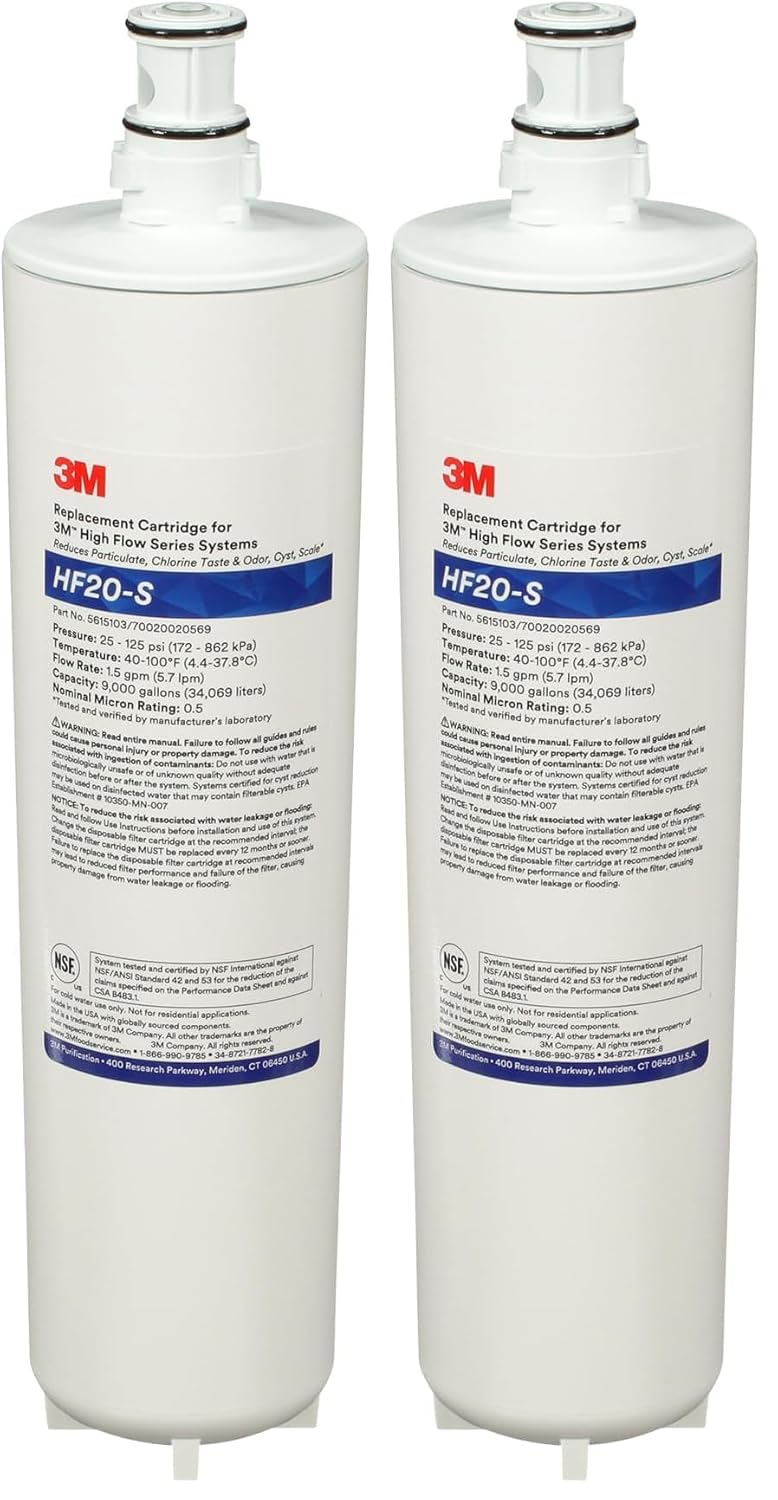 Aqua-Pure 3M Ice Maker Replacement Cartridge HF20-S (Pack of 2)