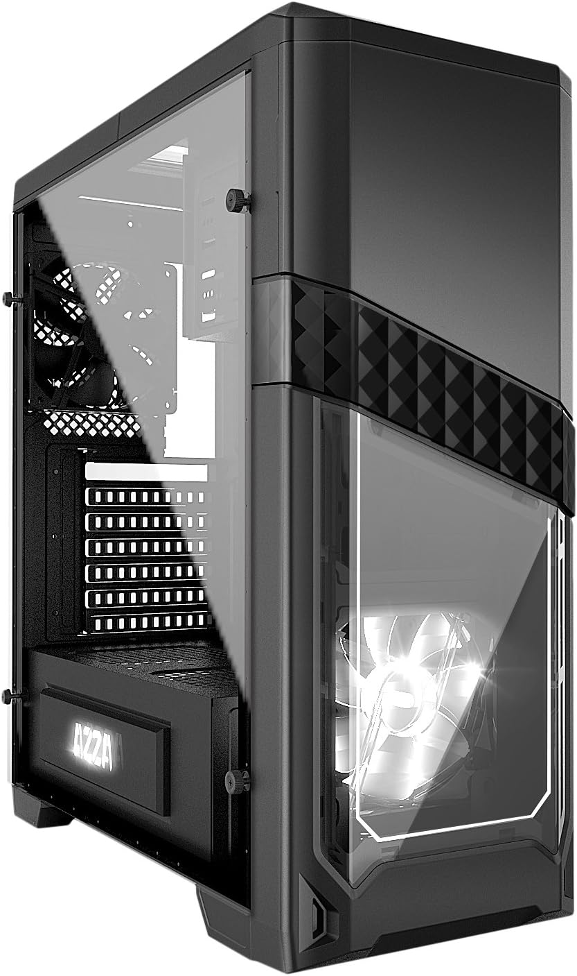 AZZA Titan 240X Mid Tower Gaming Case - Black
