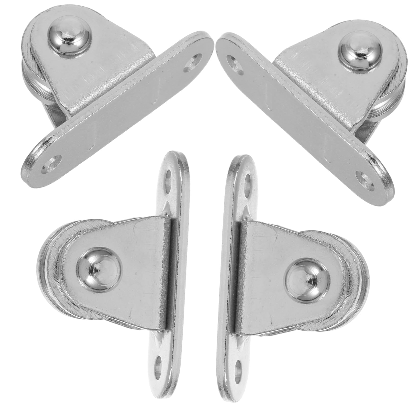 Toddmomy 4piezas Bloque De Polea Silenciosa Para Montaje Pared y Techo Poleas Fijas De Carga Para Proyectos Diy Rodamiento De Bolas Uso Residencial Industrial