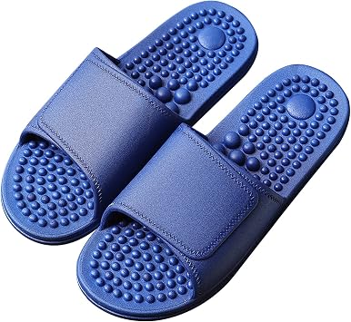 Acupressure Massage Slippers Reflexology Sandals for Foot Pain Relief Plantar Fasciitis for Women Acupuncture Slippers Arthritis Neuropathy Pain Relief Non-Slip Massage Sandals Women