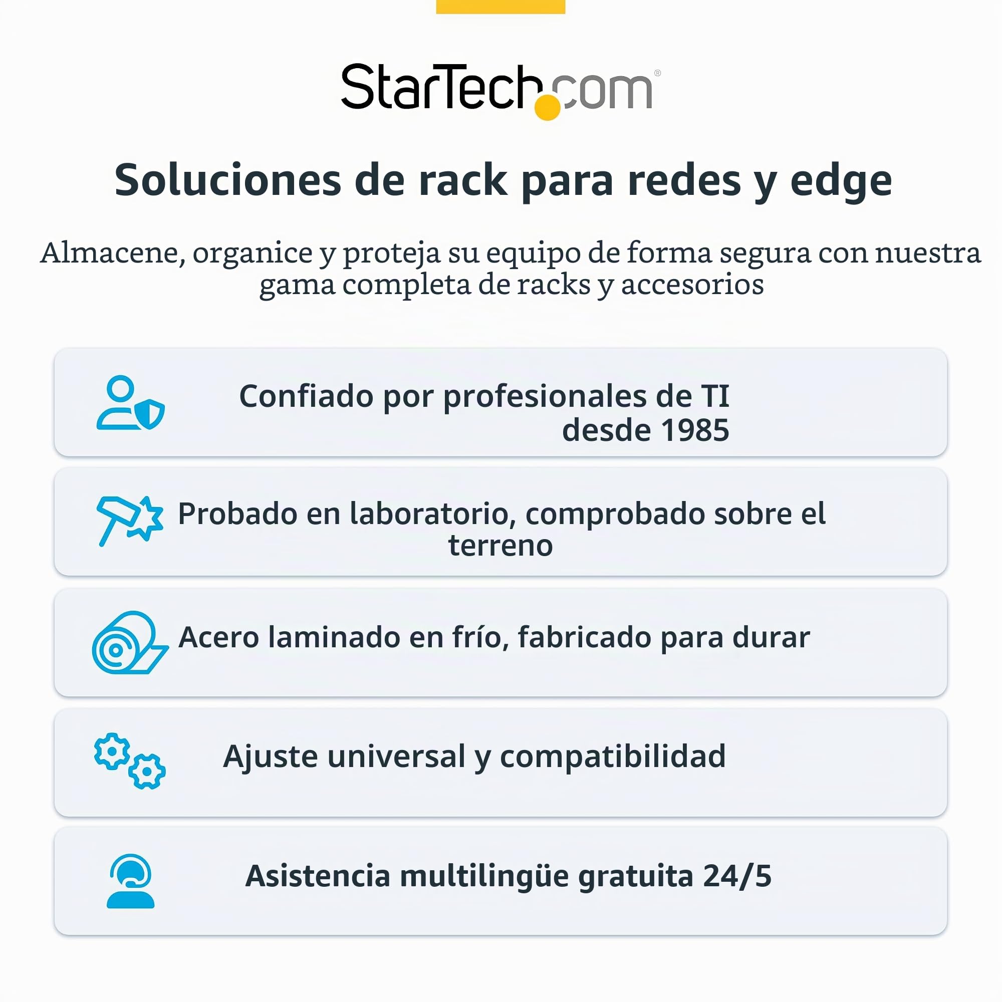 StarTech.com Rack Soporte de Montaje en Pared de 6U y 13,78in de Profundidad - Rack Horizontal para Patch Panel de Parcheo y Equipos de Servidor - con Capacidad de Carga de 19,9Kg - Negro (WALLMOUNT6)
