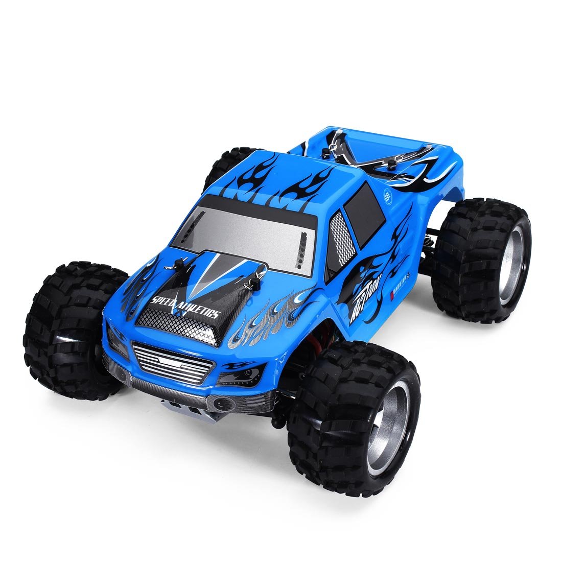 週刊MONSTER TRUCK 4WD Amazon.com: Wltoys A979 1/18 2.4GHz 4WD Monster Truck (Blue